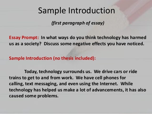Essay Writing Report Examples In English